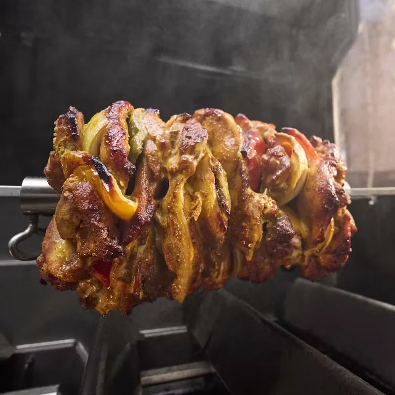 Weber Rotisserie Kit for 36" Searwood & Genesis 4-Burner Gas BBQs - Electric Motor & Adjustable Forks