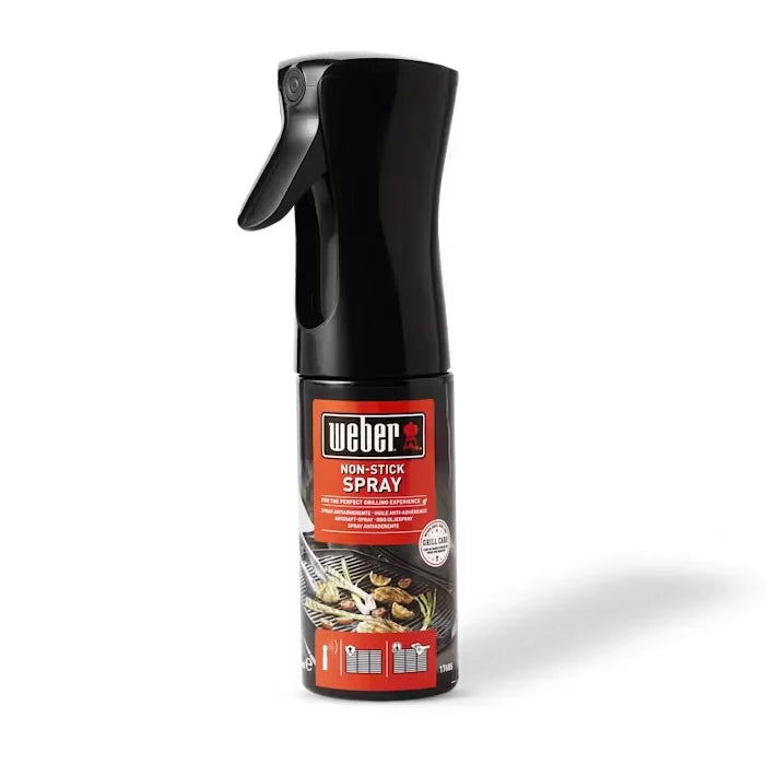Weber Non-Stick BBQ Grate Spray - 200ml - Prevents Sticking & Protects Grates