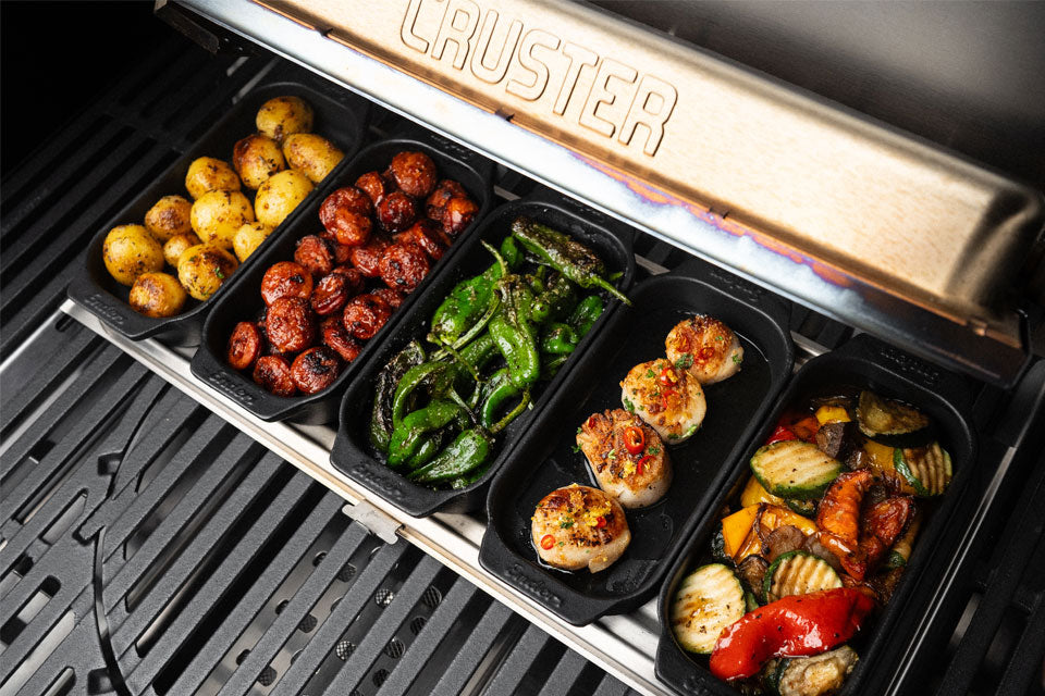 Enders Enameled Cast Iron Tapas Serving Bowl Set - Set of 4, Grill-Ready (7931)