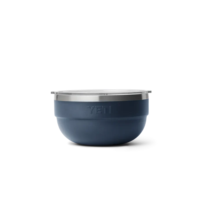 Yeti Navy Blue Medium 1.9L Insulated Bowl with Lid - Perfect for Camping and Outdoor Events