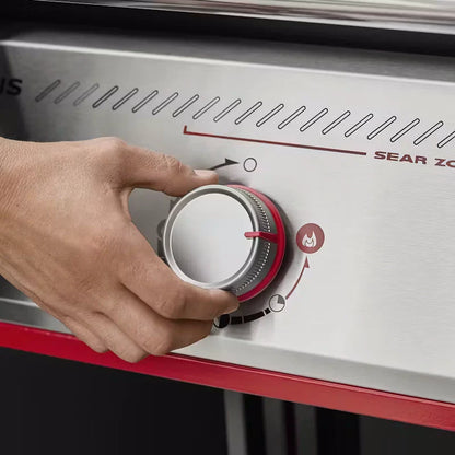 Weber Genesis E-335W 3-Burner Gas Barbecue with Sear Zone and Side Burner - Premium Outdoor Cooking