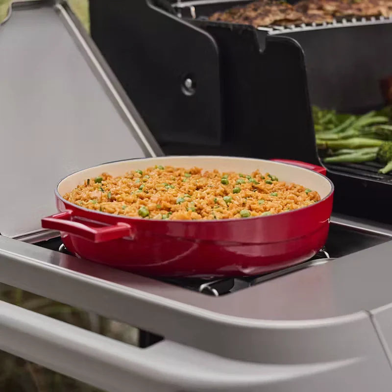 Weber Genesis E-435W 4-Burner Premium Gas Barbecue with Sear Zone & Side Burner