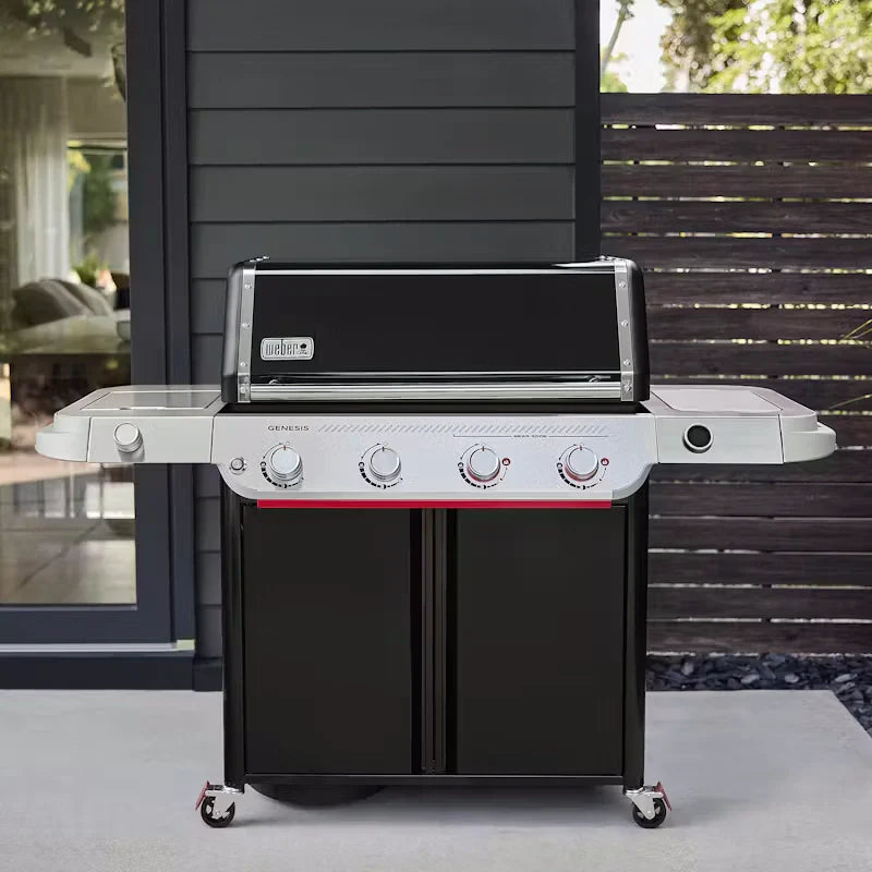 Weber Genesis E-435W 4-Burner Premium Gas Barbecue with Sear Zone & Side Burner