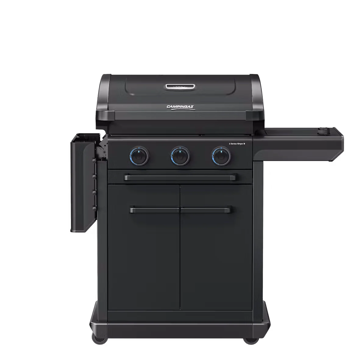 Campingaz Onyx 3-Burner Gas Barbecue with Side Burner and InstaClean® Aqua Pro
