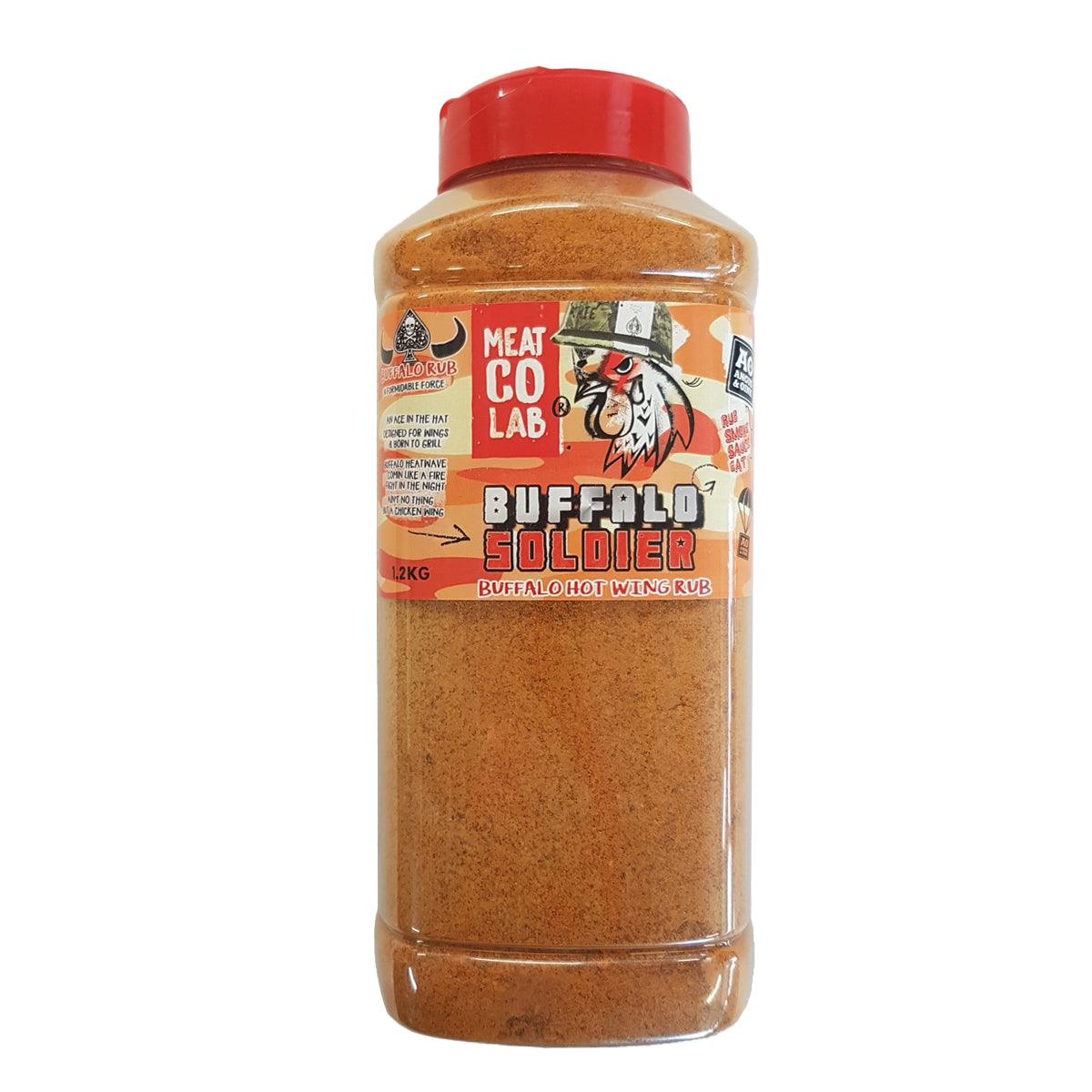 1.2kg Buffalo Soldier Hot Wing Rub - Spicy BBQ & Grilling Seasoning for Ultimate Flavor