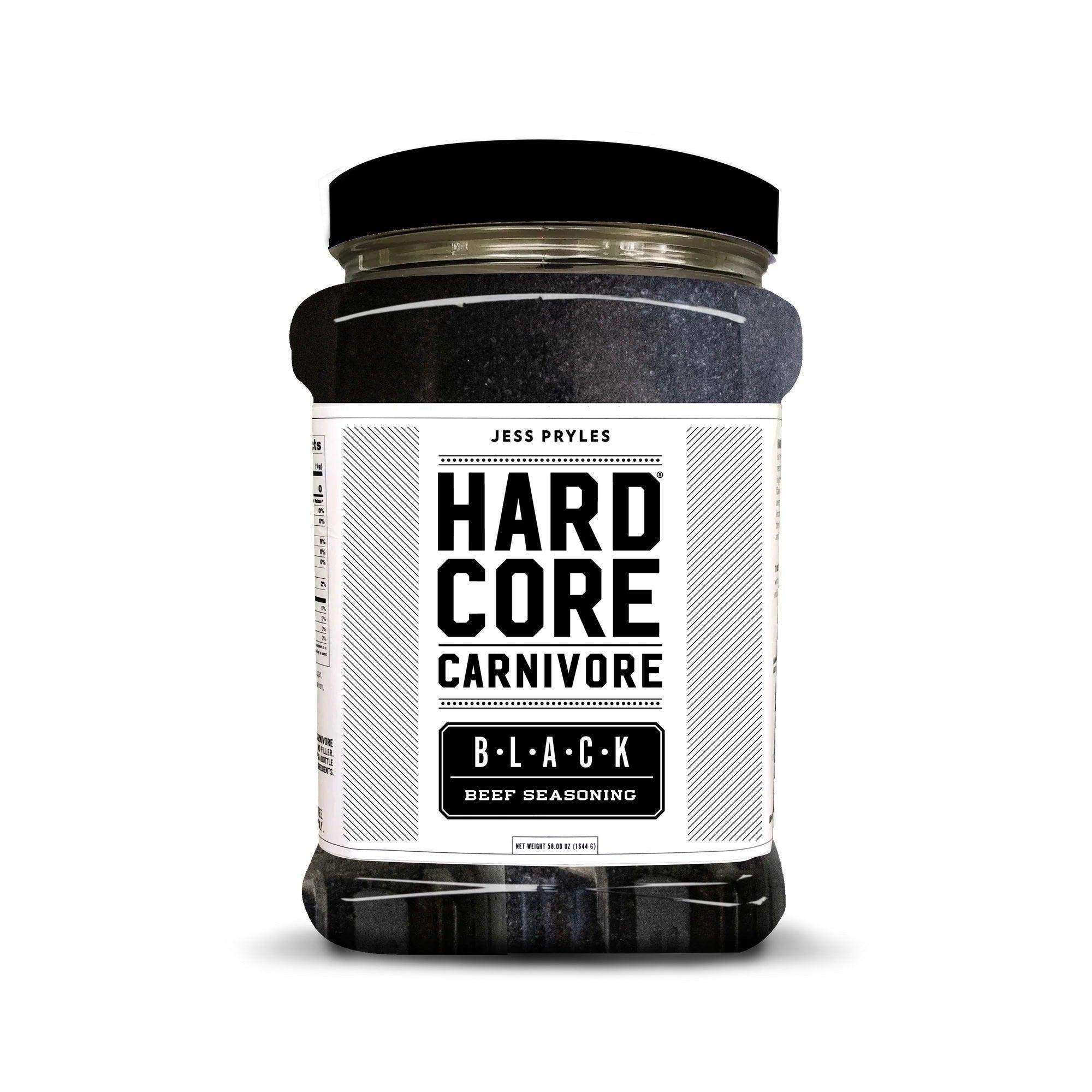 1.64kg Hardcore Carnivore Black Beef Seasoning Rub - Premium Steak & Meat Spice Blend