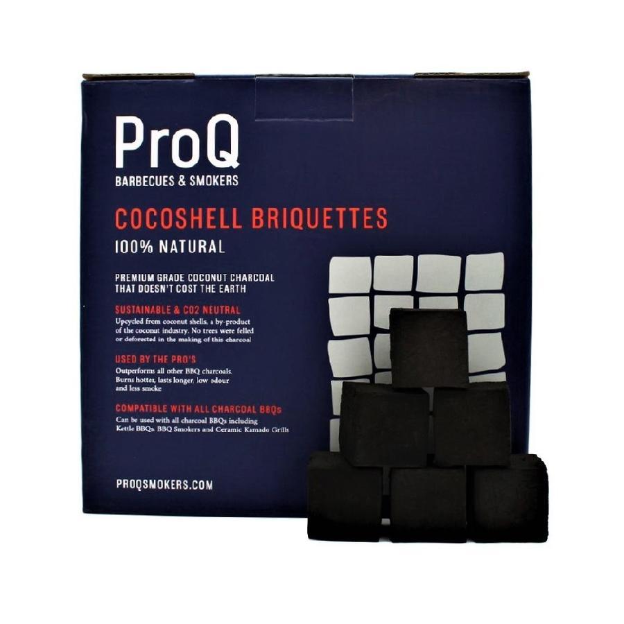 10kg ProQ Cocoshell Coconut Charcoal Briquettes for Grilling and Smoking