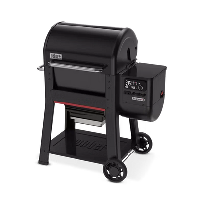 Weber Searwood 600 Wood Pellet Smoker BBQ Grill with DirectFlame Cooking and Wi-Fi Connectivity