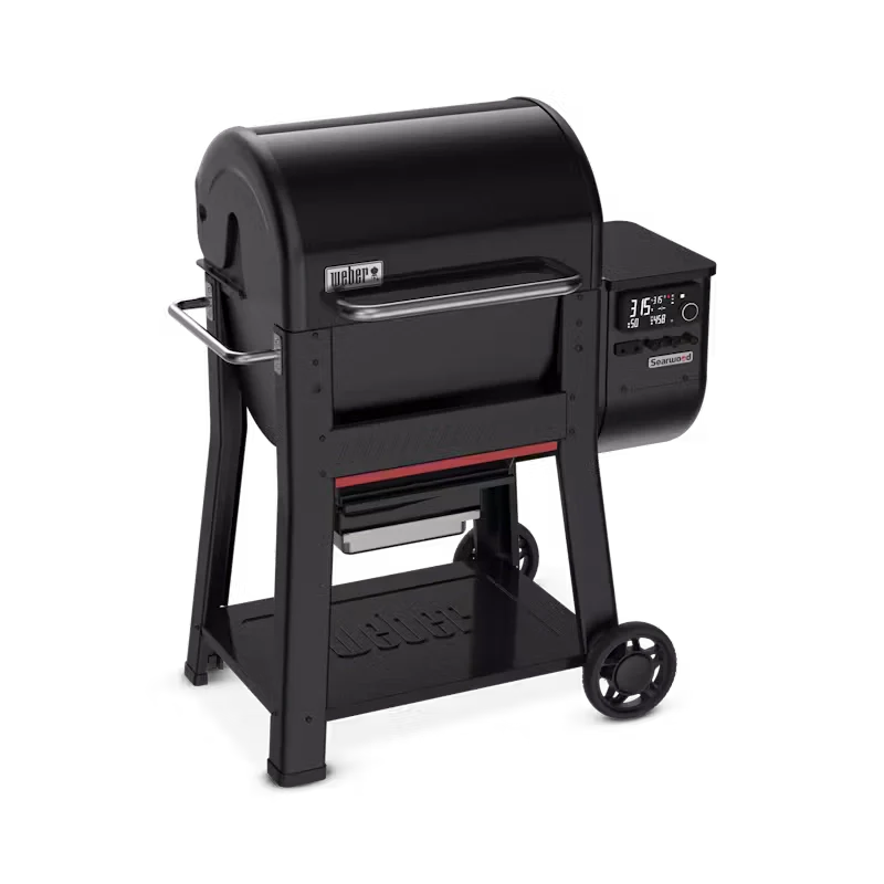 Weber Searwood 600 Wood Pellet Smoker BBQ Grill with DirectFlame Cooking and Wi-Fi Connectivity