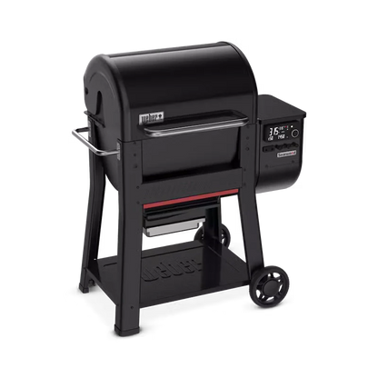 Weber Searwood 600 Wood Pellet Smoker BBQ Grill with DirectFlame Cooking and Wi-Fi Connectivity