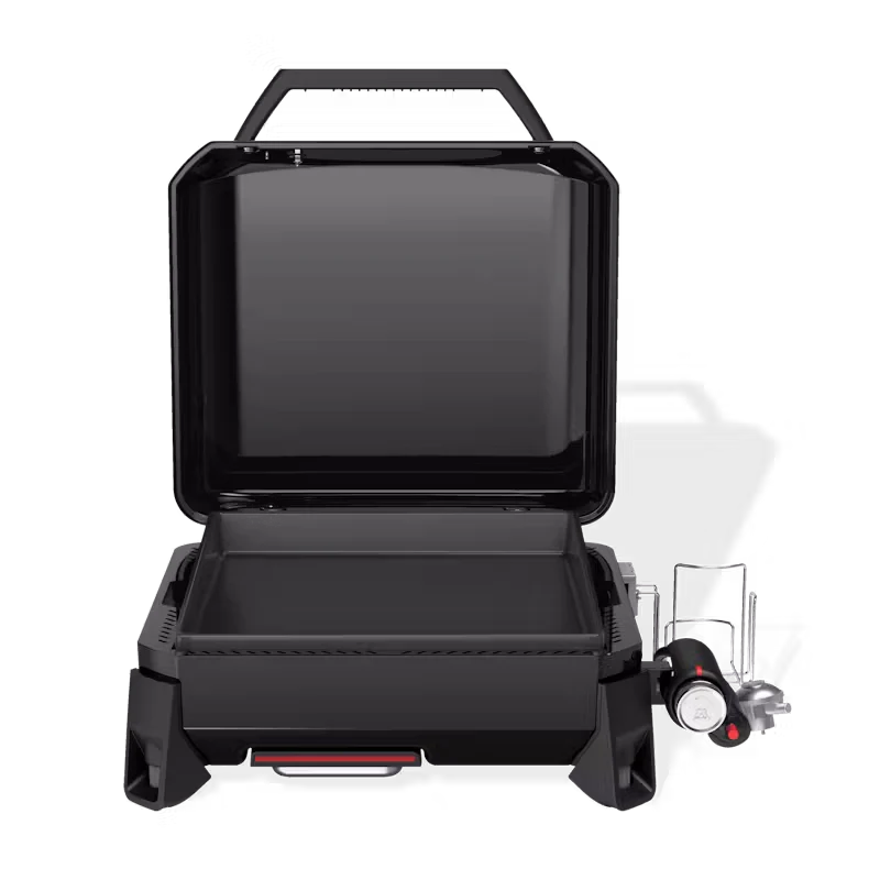 Weber Slate GP 43cm Premium Flat-top Gas BBQ Griddle - Portable Outdoor Cooking