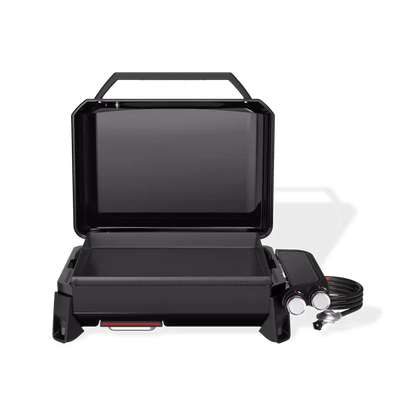 Weber Slate Premium 56cm Dual-Zone Gas Plancha Griddle BBQ with 2 Burners