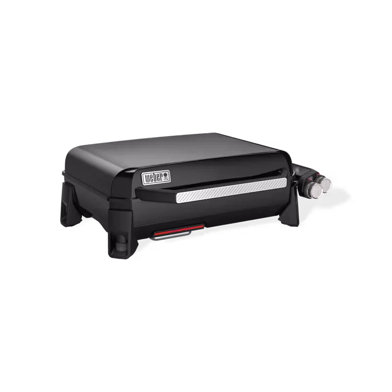 Weber Slate Premium 56cm Dual-Zone Gas Plancha Griddle BBQ with 2 Burners