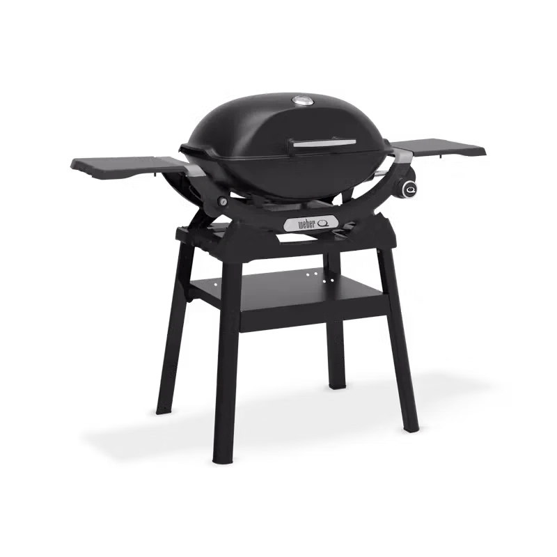 Weber Q2200N Gas BBQ: Powerful Sear, Compact Stand, Side Tables - Perfect for Patios & Gardens