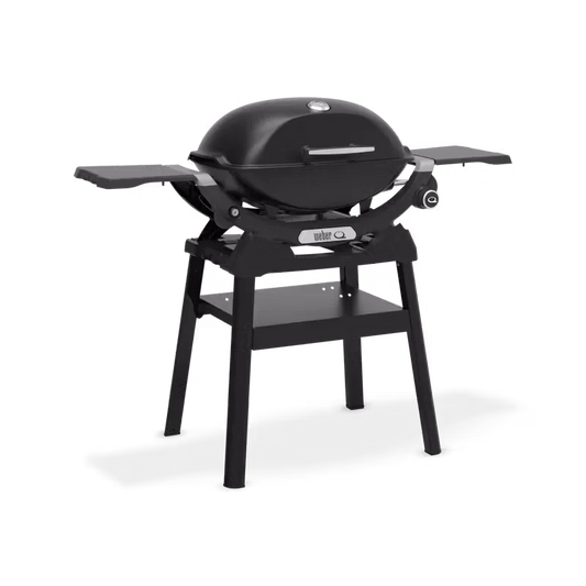 Weber Q2200N Gas BBQ: Powerful Sear, Compact Stand, Side Tables - Perfect for Patios & Gardens