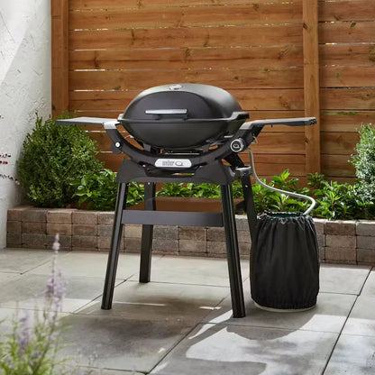 Weber Q2200N Gas BBQ: Powerful Sear, Compact Stand, Side Tables - Perfect for Patios & Gardens