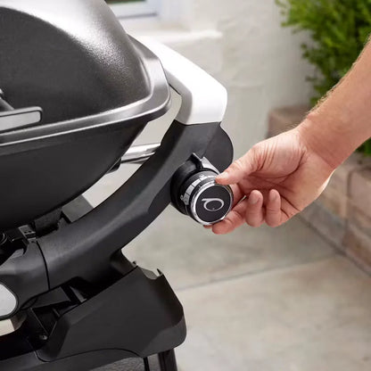 Weber Q2200N Gas BBQ: Powerful Sear, Compact Stand, Side Tables - Perfect for Patios & Gardens