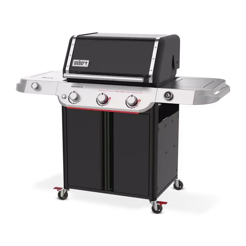 Weber Genesis E-335W 3-Burner Gas Barbecue with Sear Zone and Side Burner - Premium Outdoor Cooking