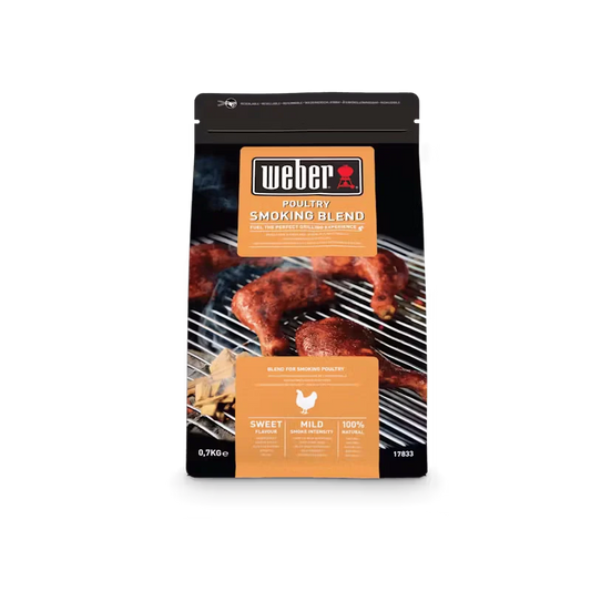 Weber Poultry BBQ Smoking Wood Chip Blend 700g - Premium Wood Chips for Enhanced Chicken Flavor
