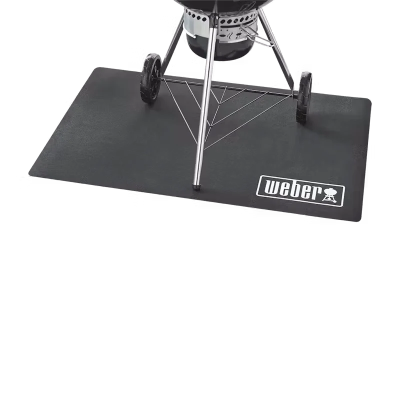 Durable Weber BBQ Floor Protection Mat - 80cm x 120cm - Protects Surfaces