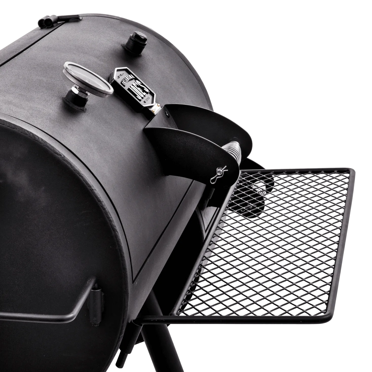 Char-Broil Oklahoma Joe's Highland Offset Smoker BBQ - Heavy-Duty Charcoal Grill with Temperature Gauge