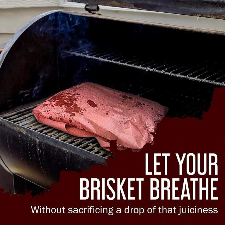 20 Sheets Premium 250mm x 300mm Peach Butcher Paper for Perfect Smash Burgers & BBQ Smoking