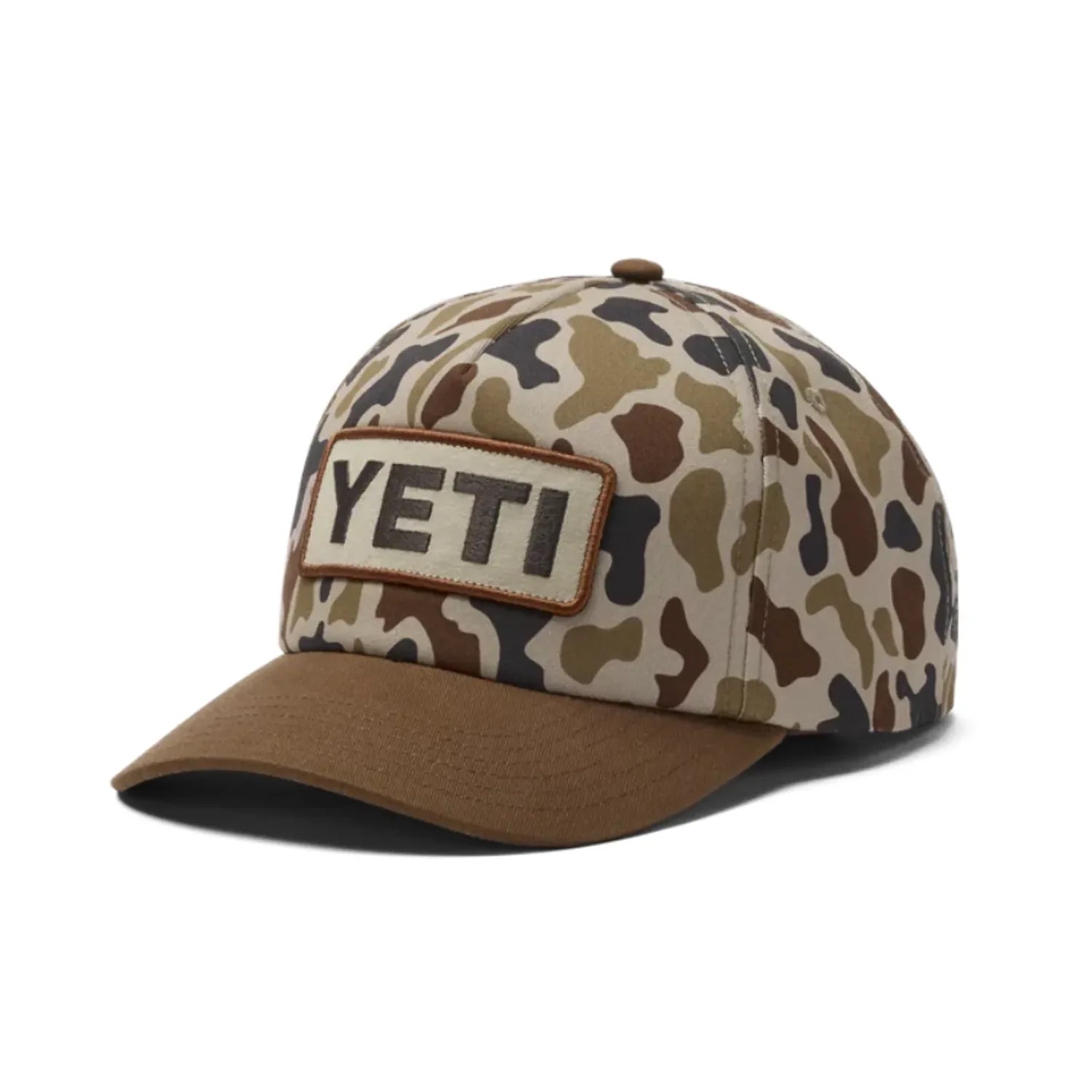 Yeti Woven Camo Snapback Cap - Durable Outdoor Adventure Hat