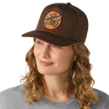 Built for the Wild - Dark Brown Duck Flat Brim Hat with NetPlus Brim