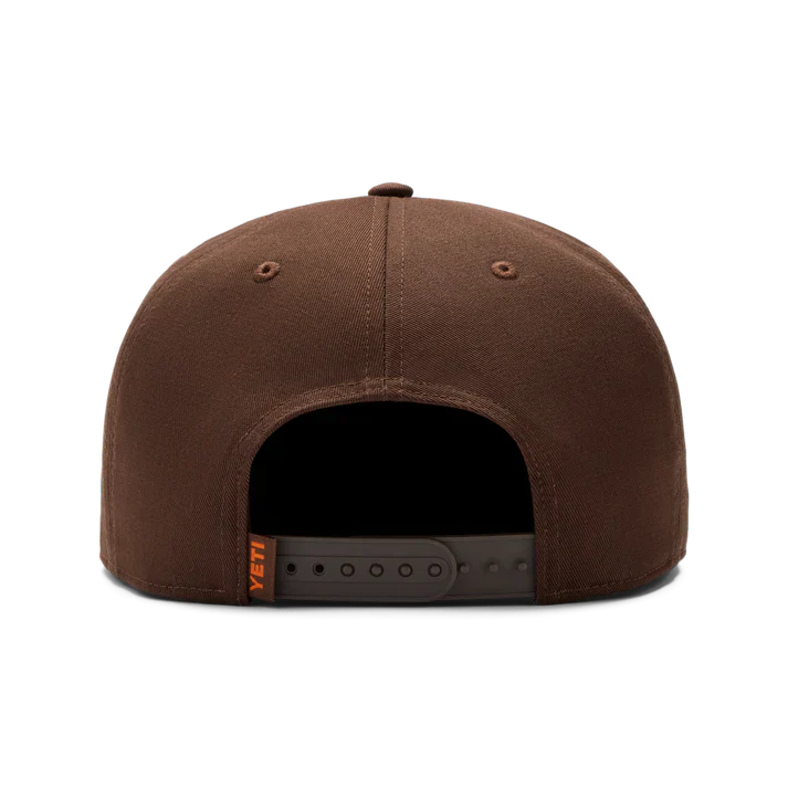 Built for the Wild - Dark Brown Duck Flat Brim Hat with NetPlus Brim