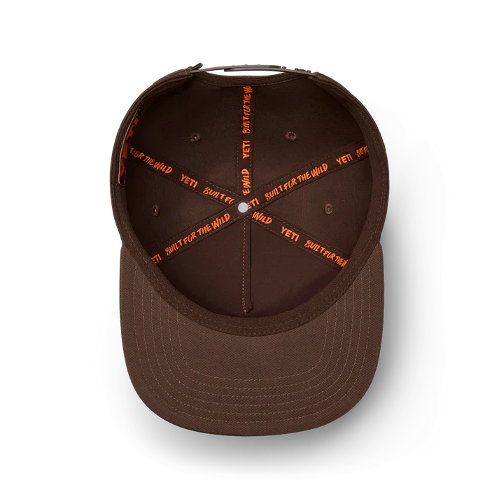Built for the Wild - Dark Brown Duck Flat Brim Hat with NetPlus Brim