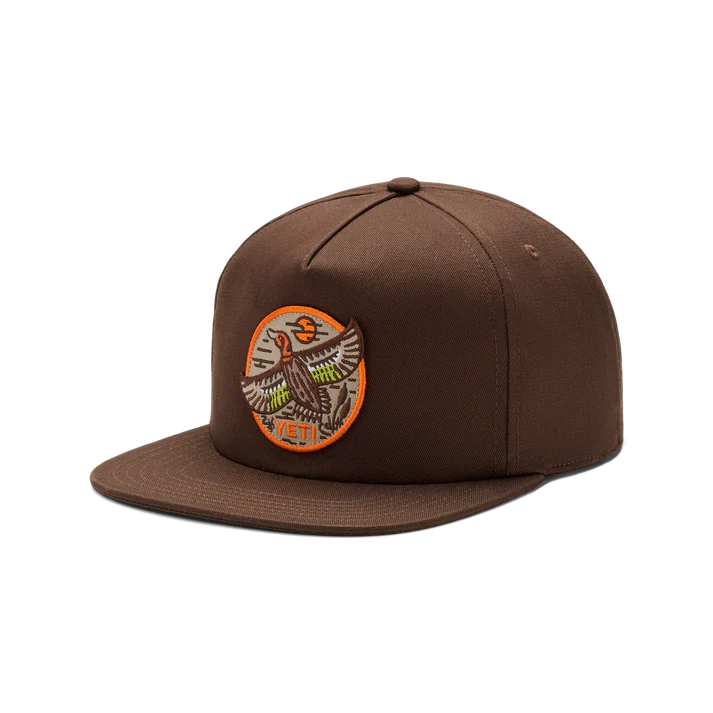 Built for the Wild - Dark Brown Duck Flat Brim Hat with NetPlus Brim