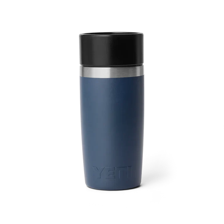 Yeti Rambler 12oz Navy Travel Bottle with Leakproof Commuter Cap - Ideal for Hot & Cold Beverages