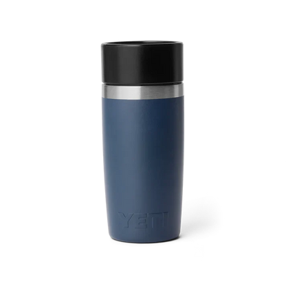 Yeti Rambler 12oz Navy Travel Bottle with Leakproof Commuter Cap - Ideal for Hot & Cold Beverages