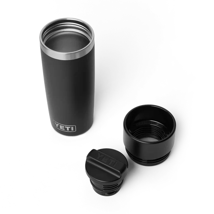 Durable Black 16oz Travel Bottle with Leakproof Commuter Cap - Cupholder Compatible & Dishwasher Safe