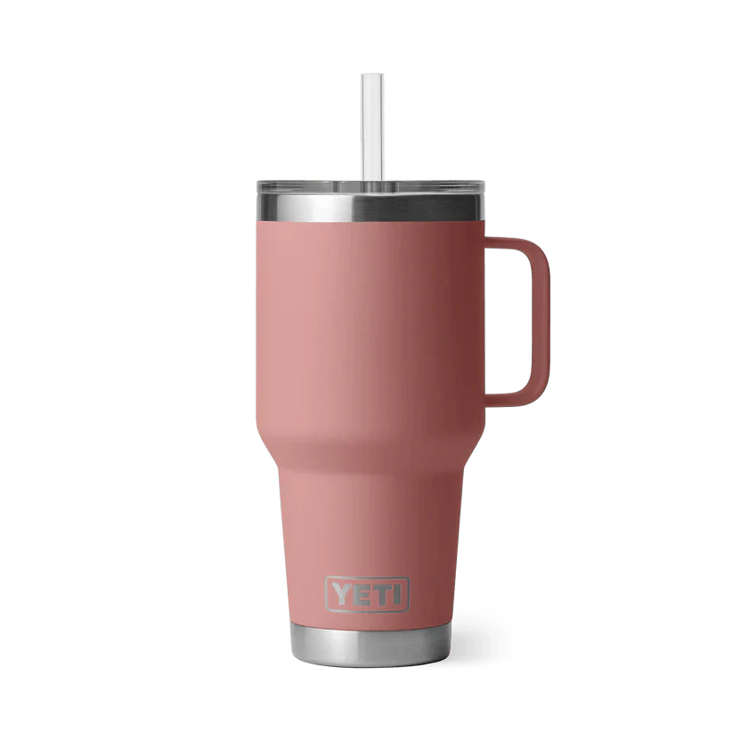 Yeti Rambler 35oz (1 Litre) Insulated Straw Mug - Perfect for Cold Beverages and Travel