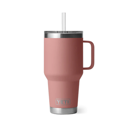 Yeti Rambler 35oz (1 Litre) Insulated Straw Mug - Perfect for Cold Beverages and Travel