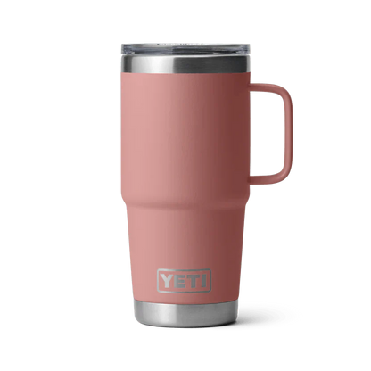 Yeti Rambler 20oz (591ml) Travel Mug with Leak-Resistant Stronghold Lid - Insulated Stainless Steel Tumbler for Hot & Cold Drinks