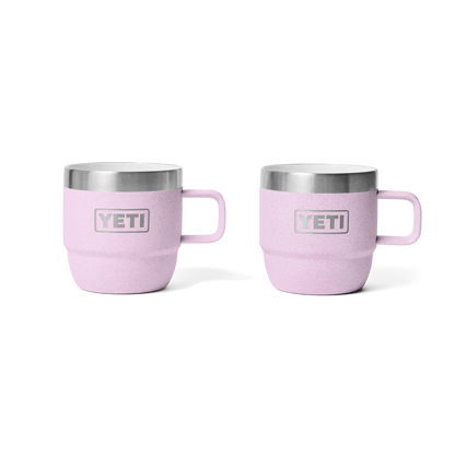 Yeti Rambler 6oz Stackable Mugs - Pack of 2 - Insulated Ceramic Lined Drinkware