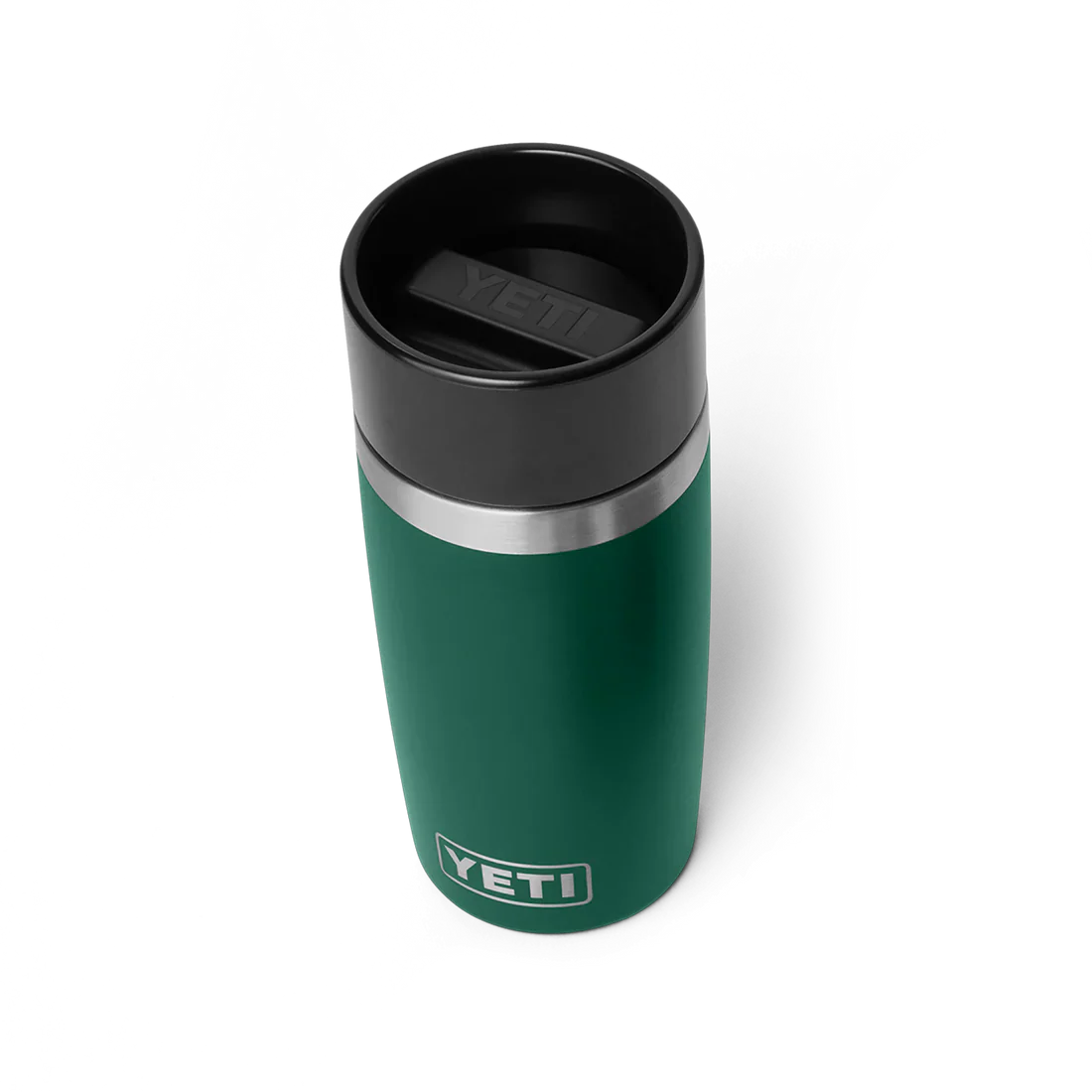 Yeti Rambler 12oz Insulated Travel Bottle with Leakproof Commuter Cap - Black Forest Green