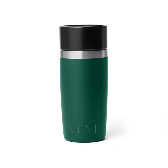 Yeti Rambler 12oz Insulated Travel Bottle with Leakproof Commuter Cap - Black Forest Green