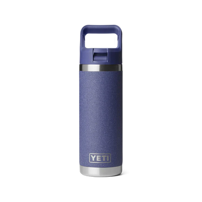 Yeti Rambler 18oz Insulated Stainless Steel Water Bottle with Straw Cap - Perfect for Hydration On-the-Go