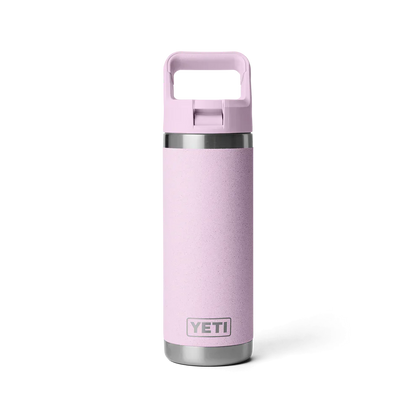 Yeti Rambler 18oz Insulated Stainless Steel Water Bottle with Straw Cap - Perfect for Hydration On-the-Go