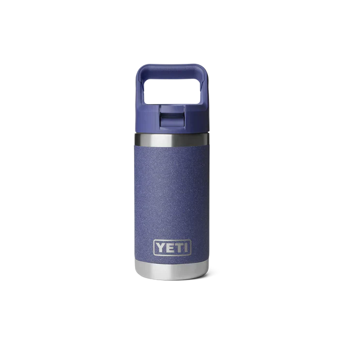 Yeti Rambler Jr. 12oz (354ml) Kids' Insulated Stainless Steel Water Bottle with Straw Cap - Durable, Leak-Resistant, Dishwasher Safe