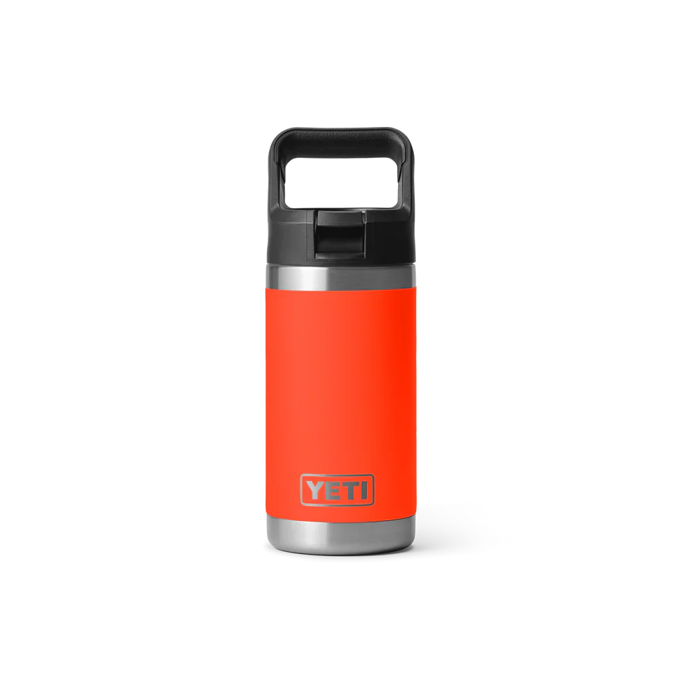 Yeti Rambler Jr. 12oz (354ml) Kids' Insulated Stainless Steel Water Bottle with Straw Cap - Durable, Leak-Resistant, Dishwasher Safe