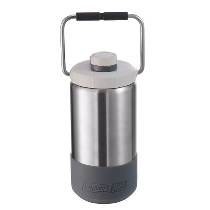 Coleman Pro 1.8L Insulated Stainless Steel Jug - Keep Drinks Hot for 23 Hrs or Cold for 48 Hrs