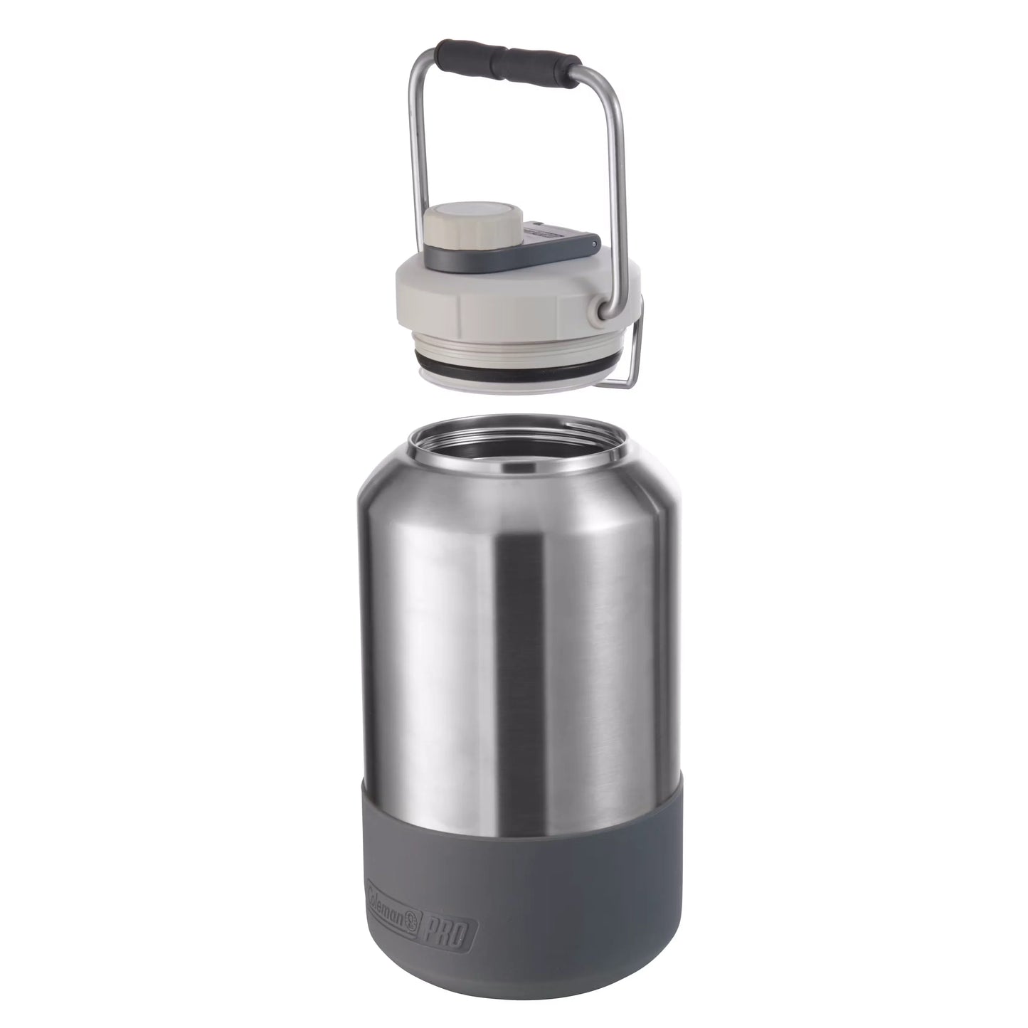 Coleman Pro 1.8L Insulated Stainless Steel Jug - Keep Drinks Hot for 23 Hrs or Cold for 48 Hrs
