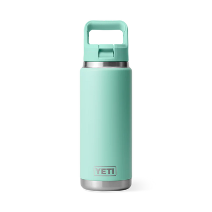 Yeti Rambler® 26oz (769 ml) Insulated Stainless Steel Water Bottle with Straw Cap - Perfect for Outdoor Adventures and Daily Hydration