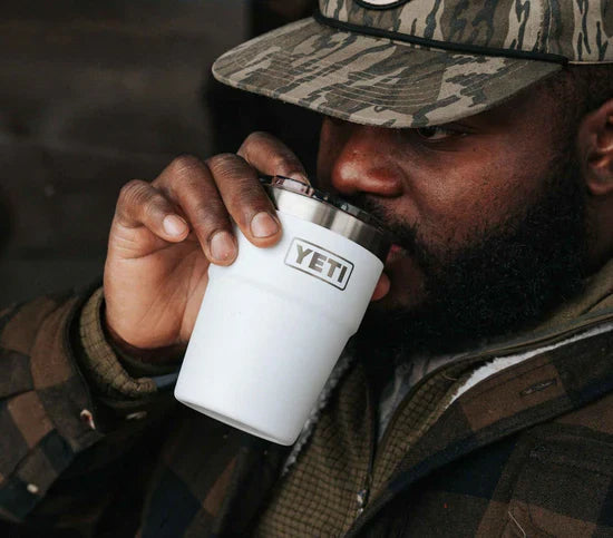 Yeti Rambler 16 oz Stackable Insulated Cup - Firefly Yellow | Durable & Portable Drinkware