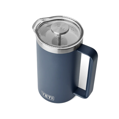 Yeti 34oz Insulated French Press Coffee Maker with Lid - Navy Blue