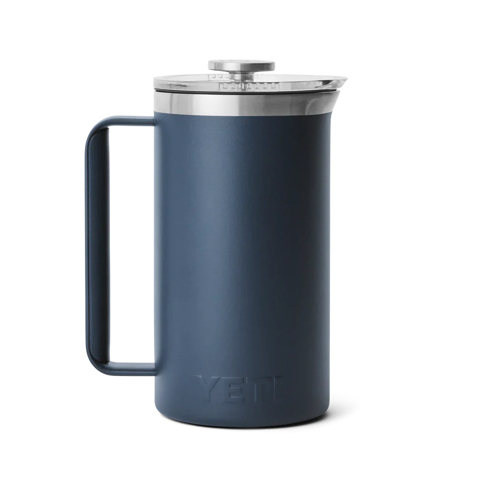 Yeti 34oz Insulated French Press Coffee Maker with Lid - Navy Blue
